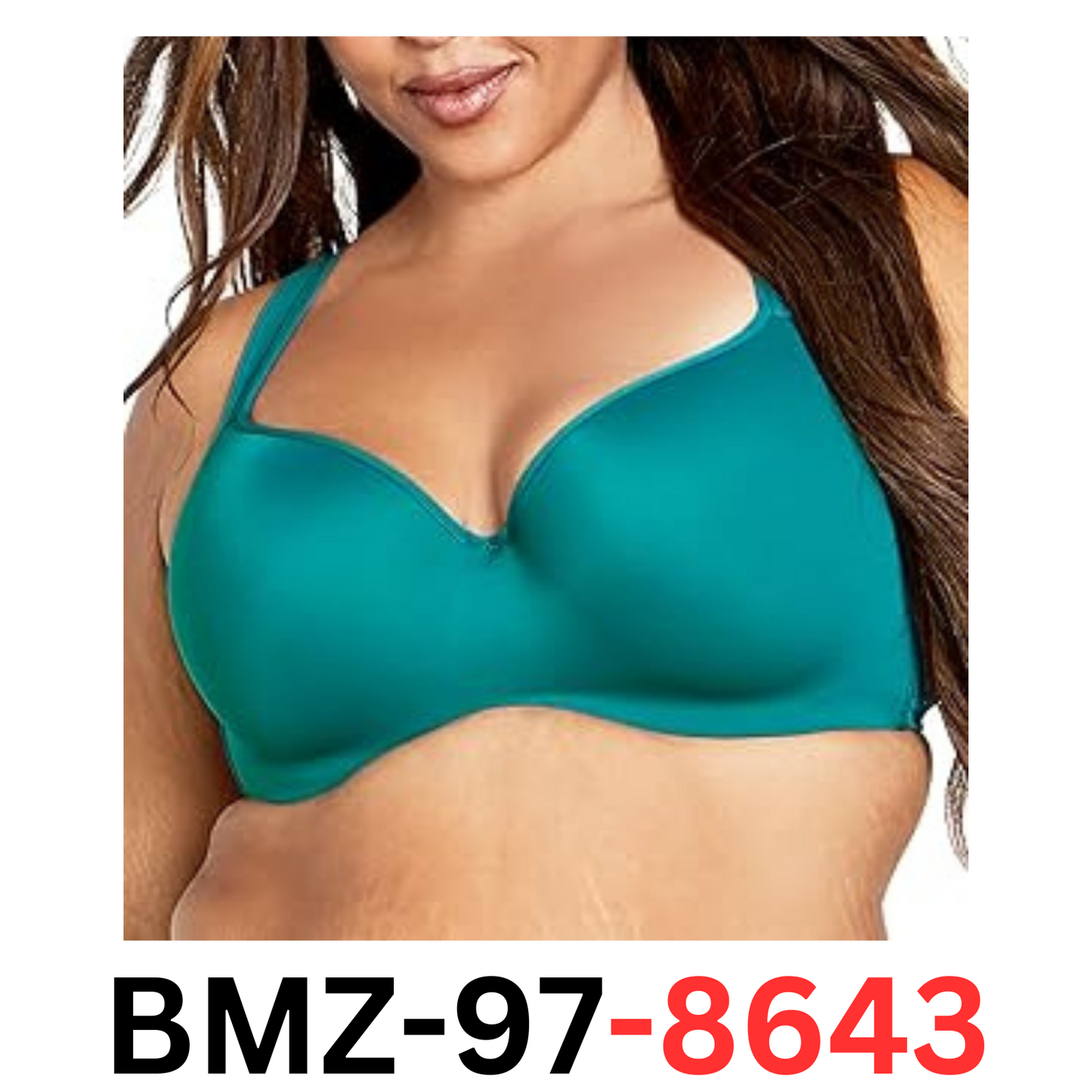 Avenue Women's Plus Size Bra Fshn Balconette Deep Teal 46C