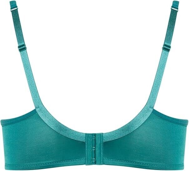 Avenue Women's Plus Size Bra Fshn Balconette Deep Teal 46C