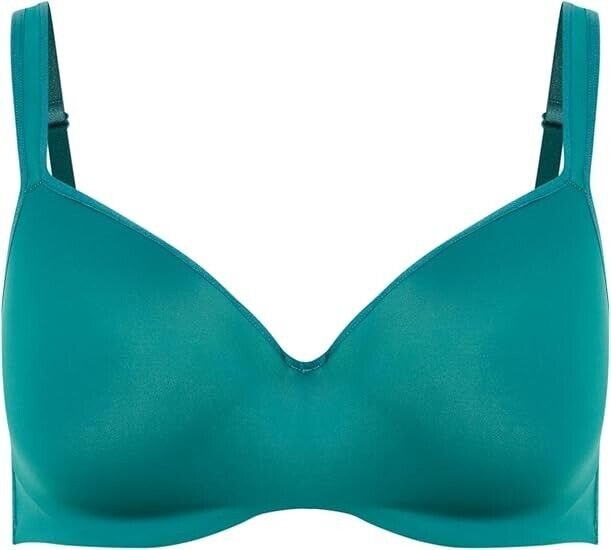 Avenue Women's Plus Size Bra Fshn Balconette Deep Teal 52D