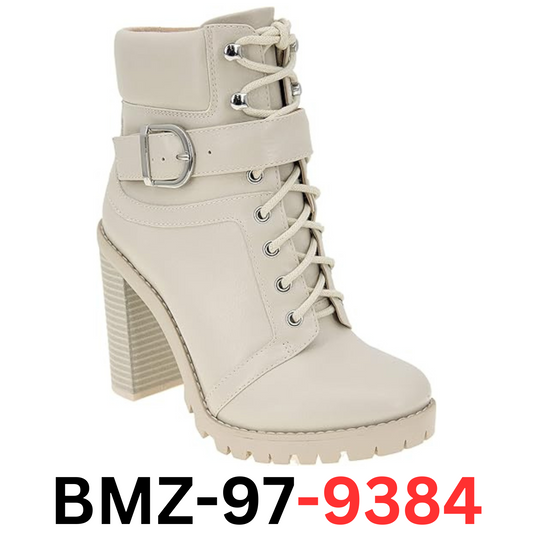 BCBGeneration Women's Padina Combat Boot, Stone, Size 11M/42.5