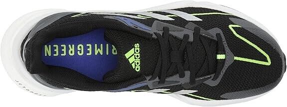 adidas Men's X9000l2 Running Shoes, US 11, Black/Matte Silver/Signal Green