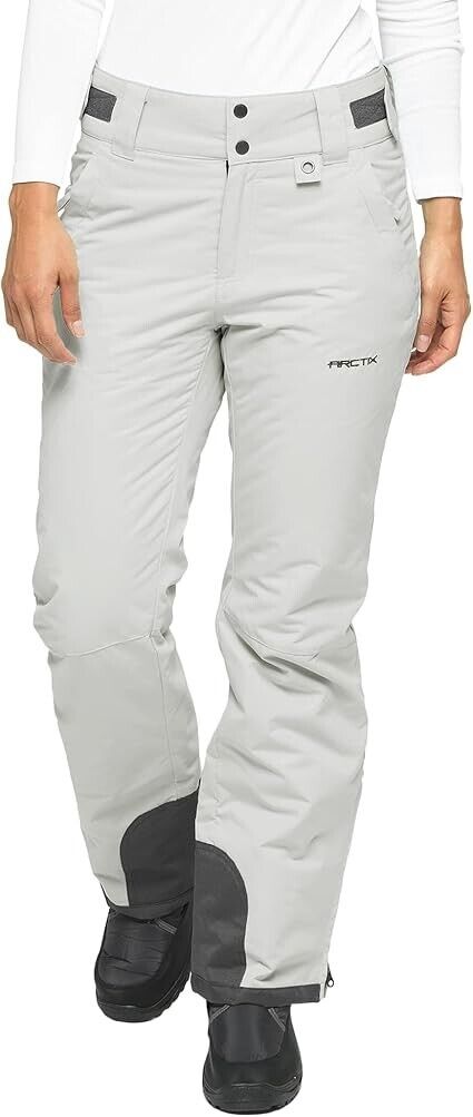 Arctix Women's Insulated Snow Pants, Quiet Grey, Medium (8-10)- 31 INSEAM