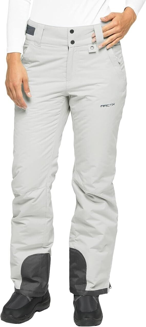 Arctix Women's Insulated Snow Pants, Quiet Grey, Medium (8-10)- 31 INSEAM