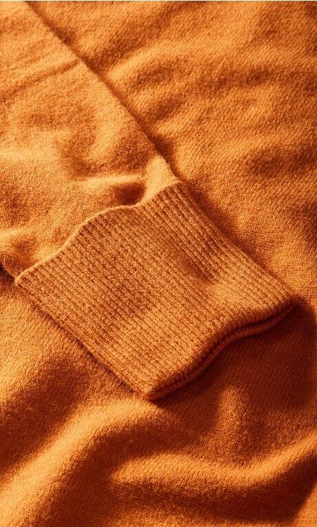 City Chic Cold Shoulder Sweater - Honey Ginger, X-Small (XS)
