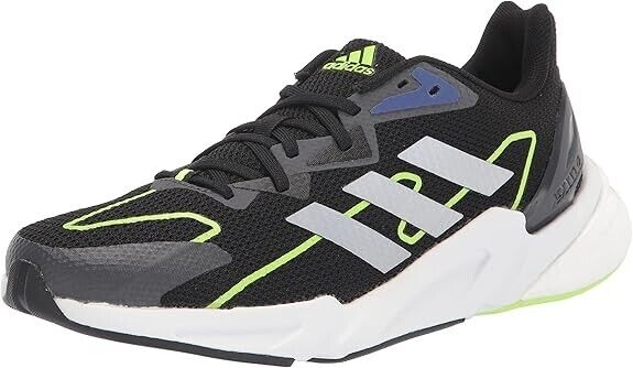 adidas Men's X9000l2 Shoes Running Black 11 Black/Matte Silver/Signal Green