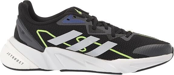 adidas Men's X9000l2 Shoes Running Black 11 Black/Matte Silver/Signal Green