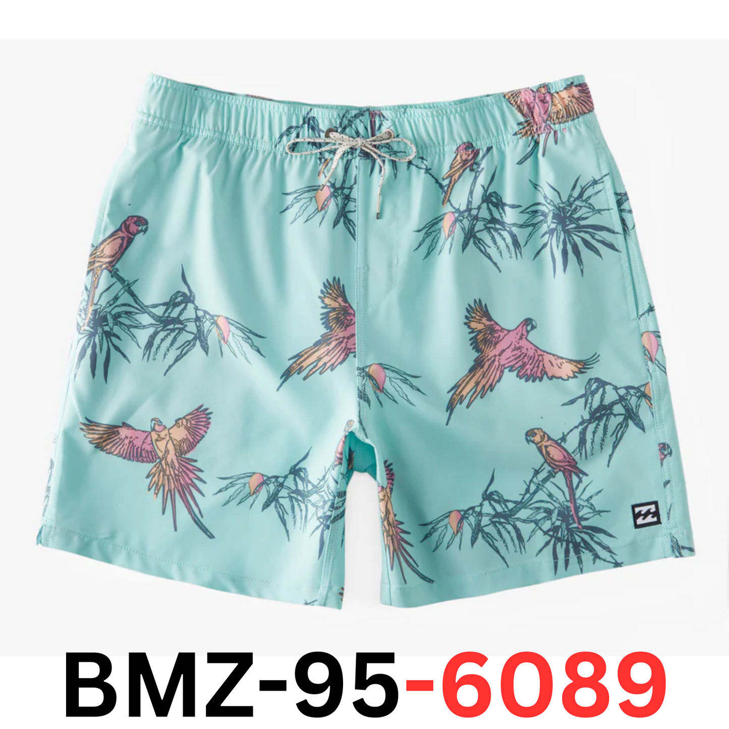 Billabong Sundays Layback 17" Swim Trunks, Mist, Medium