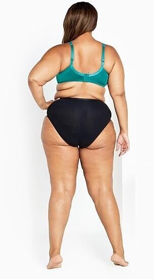 Avenue Women's Plus Size Bra Fashion Balconette Bra, Deep Teal, 42C
