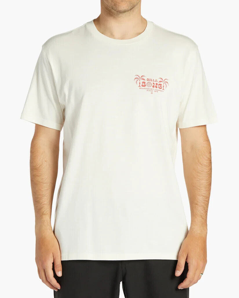 Billabong Lounge Men's T-Shirt, Off-White, Size XXL (2XL)
