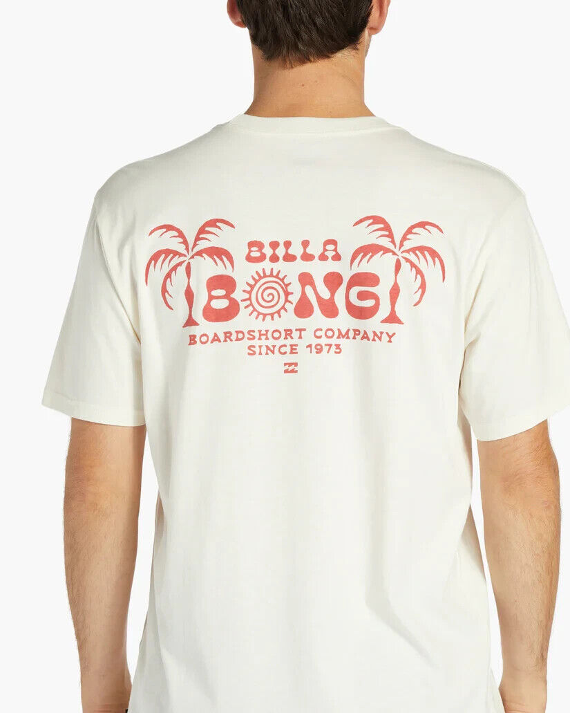 Billabong Lounge Men's T-Shirt, Off-White, Size XXL (2XL)
