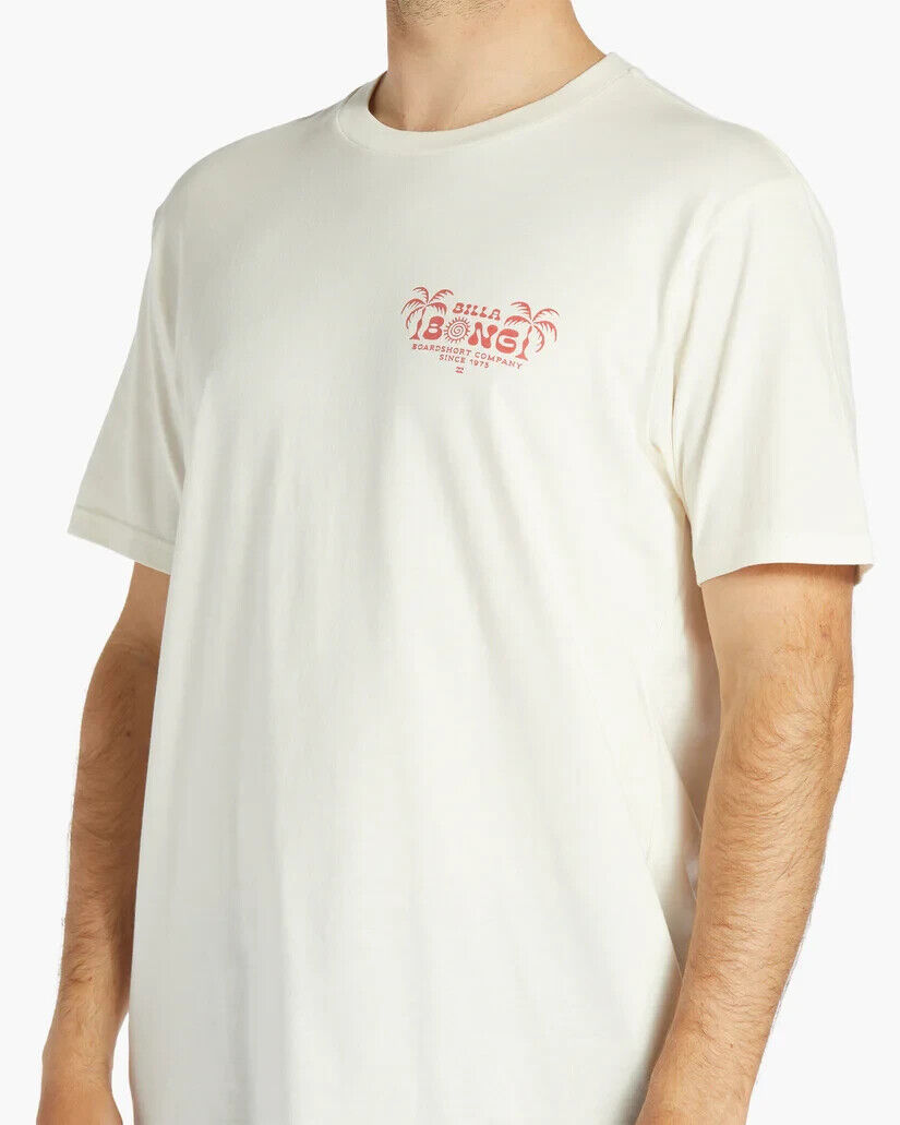 Billabong Lounge Men's T-Shirt, Off-White, Size XXL (2XL)