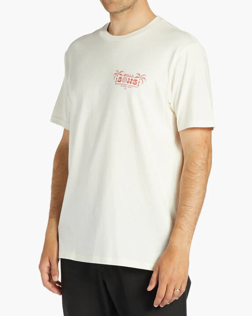 Billabong Lounge Men's T-Shirt, Off-White, Size XXL (2XL)