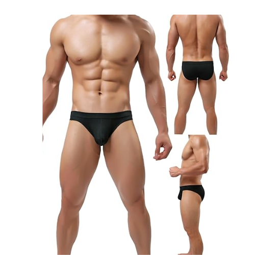yuyangdpb Men's Comfortsoft Modal Bikini Briefs 5 Pack Large