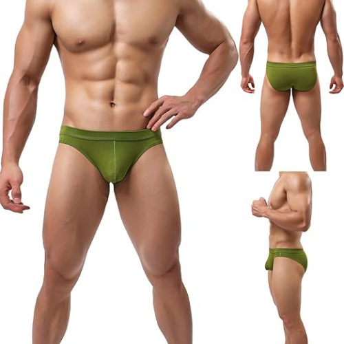 yuyangdpb Men's Comfortsoft Modal Bikini Briefs 5 Pack Large