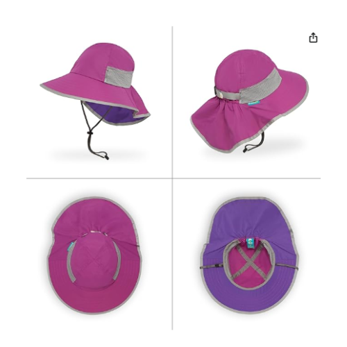 Sunday Afternoons Kidsâ Play Hat, Toddler Sun Hat with Neck Flap, UPF 50+ Prot