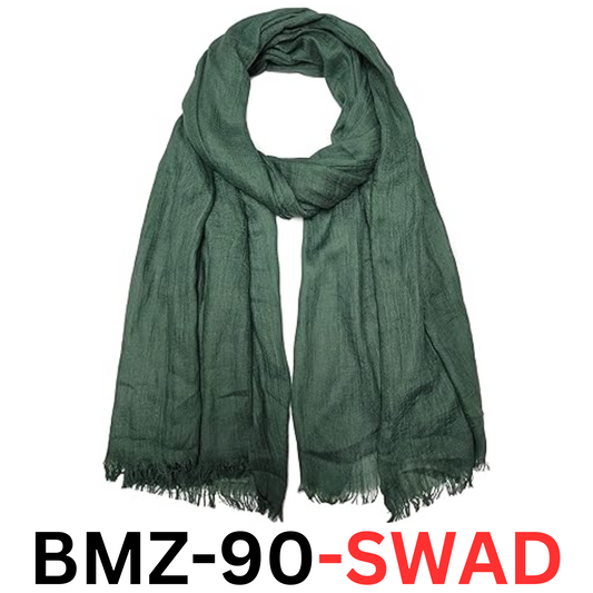 Women Summer Scarfs Cotton Lightweight Large Long Gauze Beach Wrap Plain Shawl