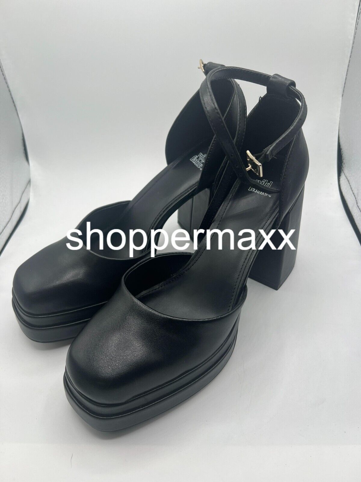 Women's Bianca Platform Pumps - Wild Fable, BLACK, Size 8.5