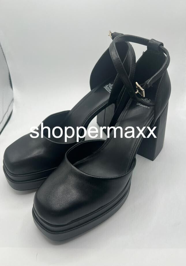 Women's Bianca Platform Pumps - Wild Fable, BLACK, Size 8.5
