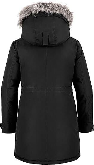 wantdo Women's Puffy Coat Military Winter Mountain Travel Parka Coat Jackets, XL
