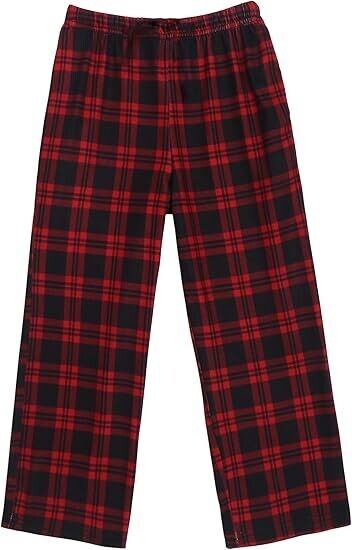 Ekouaer Boys Pajama Long Sleep Pants Soft Elastic Waist Pajama Bottom, 4-5 Years