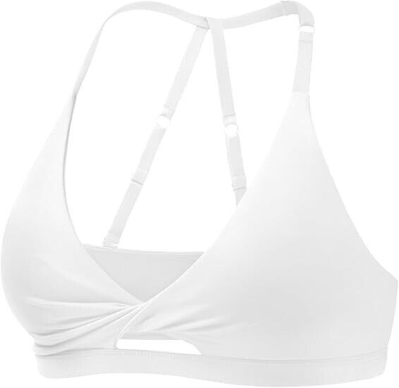 YEOREO Sports Bra for Women Micaela Open Back Workout Gym Bra Padded Yoga Top, S