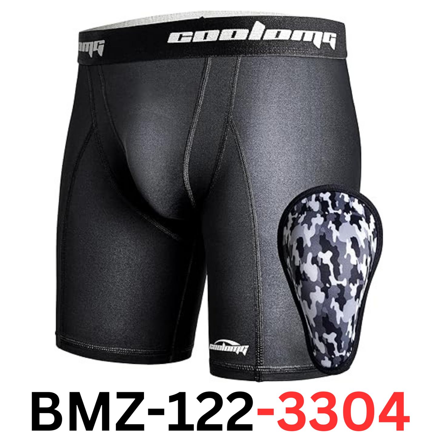 COOLOMG Boys Baseball Underwear with Soft Cup Youth Compression Sliding Shorts S