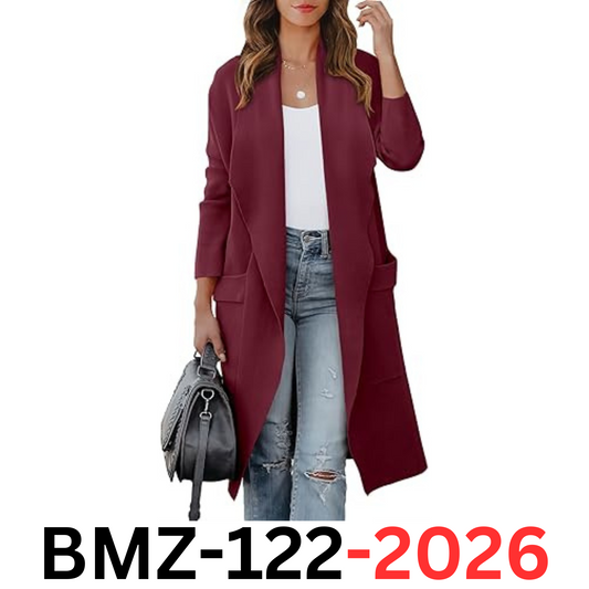ANRABESS Women's Long Cardigan Fall Fashion Casual Oversized Knit Sweater, XL