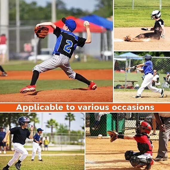 COOLOMG Boys Baseball Underwear with Soft Cup Youth Compression Sliding Shorts S
