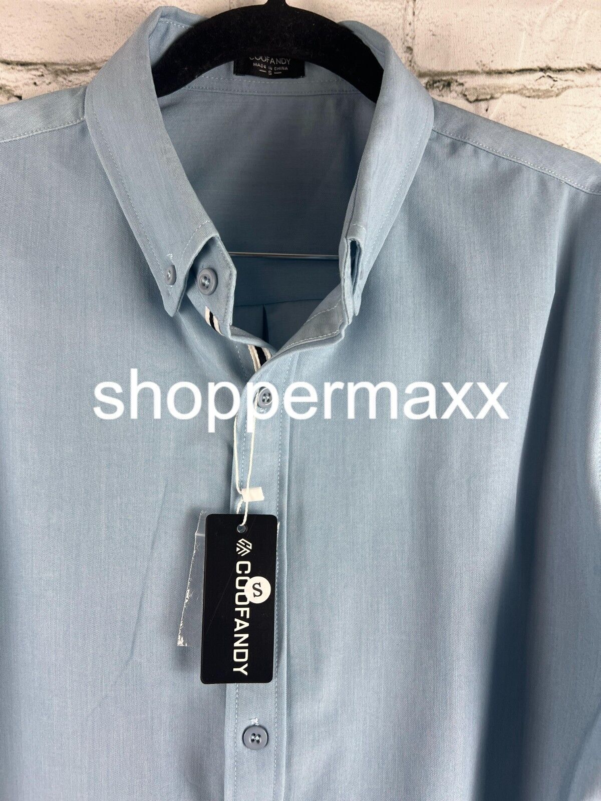 COOFANDY Mens Dress Shirt Button Down Fashion Business Casual Long Sleeve, Small