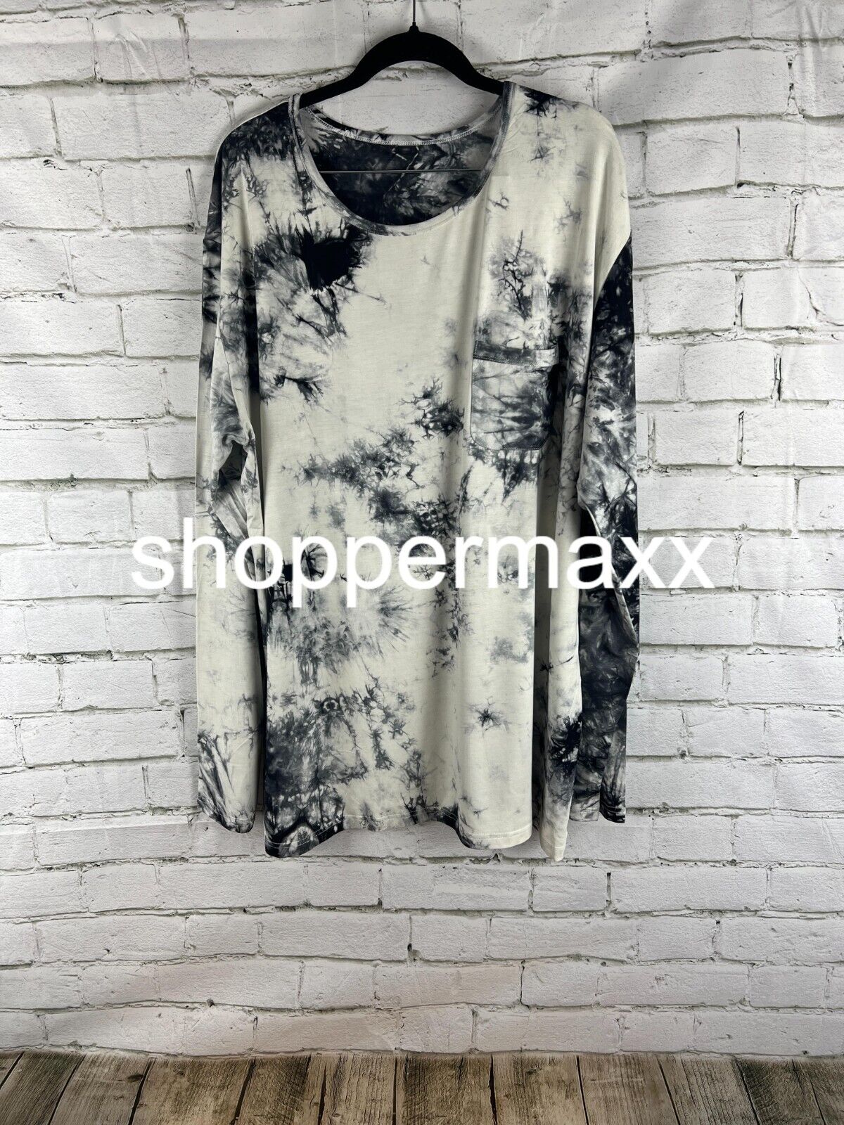 5d Mens Tie Dye T-Shirts, Short/Long-Sleeve Crewneck Pocket T Shirts for Men XXL