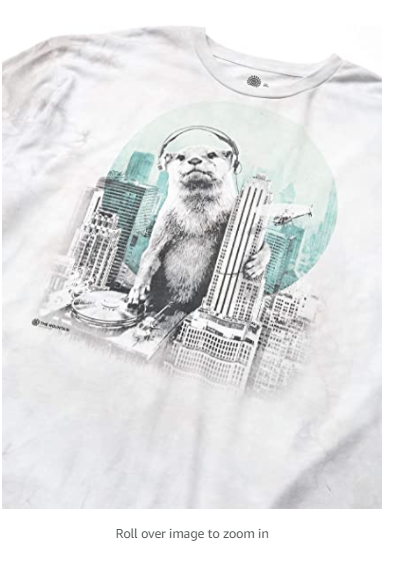 The Mountain Unisex-Adult's Dj Otter, Grey, Medium