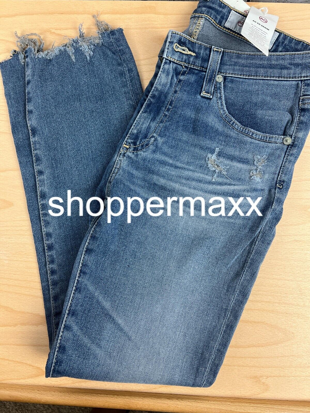 AG Jeans Women's PRIMA CROP, 23 years limelight, Size 26