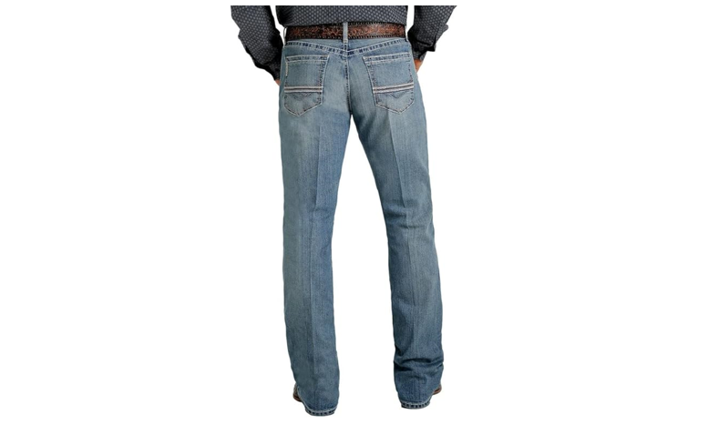 Cinch Men's Ian Performance Stretch Slim Bootcut Jeans Indigo, 38W x 32L