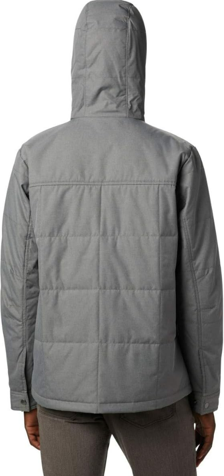 Columbia Mens Montague Falls Ii Insulated Jacket City Grey Melange XL