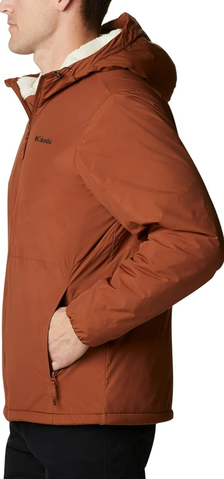 Columbia Men's Grand Wall Sherpa Jacket Dark Amber/Chalk XL