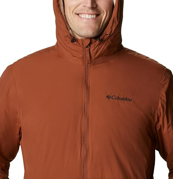 Columbia Men's Grand Wall Sherpa Jacket Dark Amber/Chalk XL