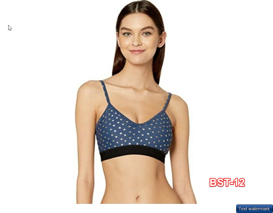 Body Language Women's 246753 Renzo Top Stars Bra Underwear Size XS