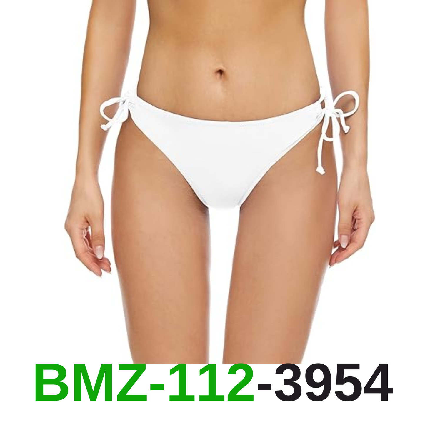 Bellecarrie Women's Tie Side Bikini Bottoms Low Rise String Bathing Suits, S