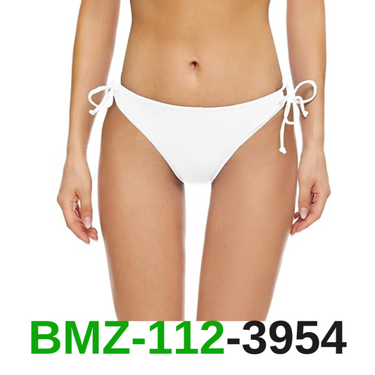 Bellecarrie Women's Tie Side Bikini Bottoms Low Rise String Bathing Suits, S