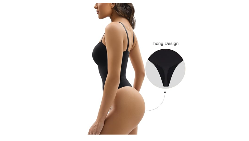 YIANNA Women Shapewear Tummy Control Bodysuit Seamless Sculpting, XXS/XS
