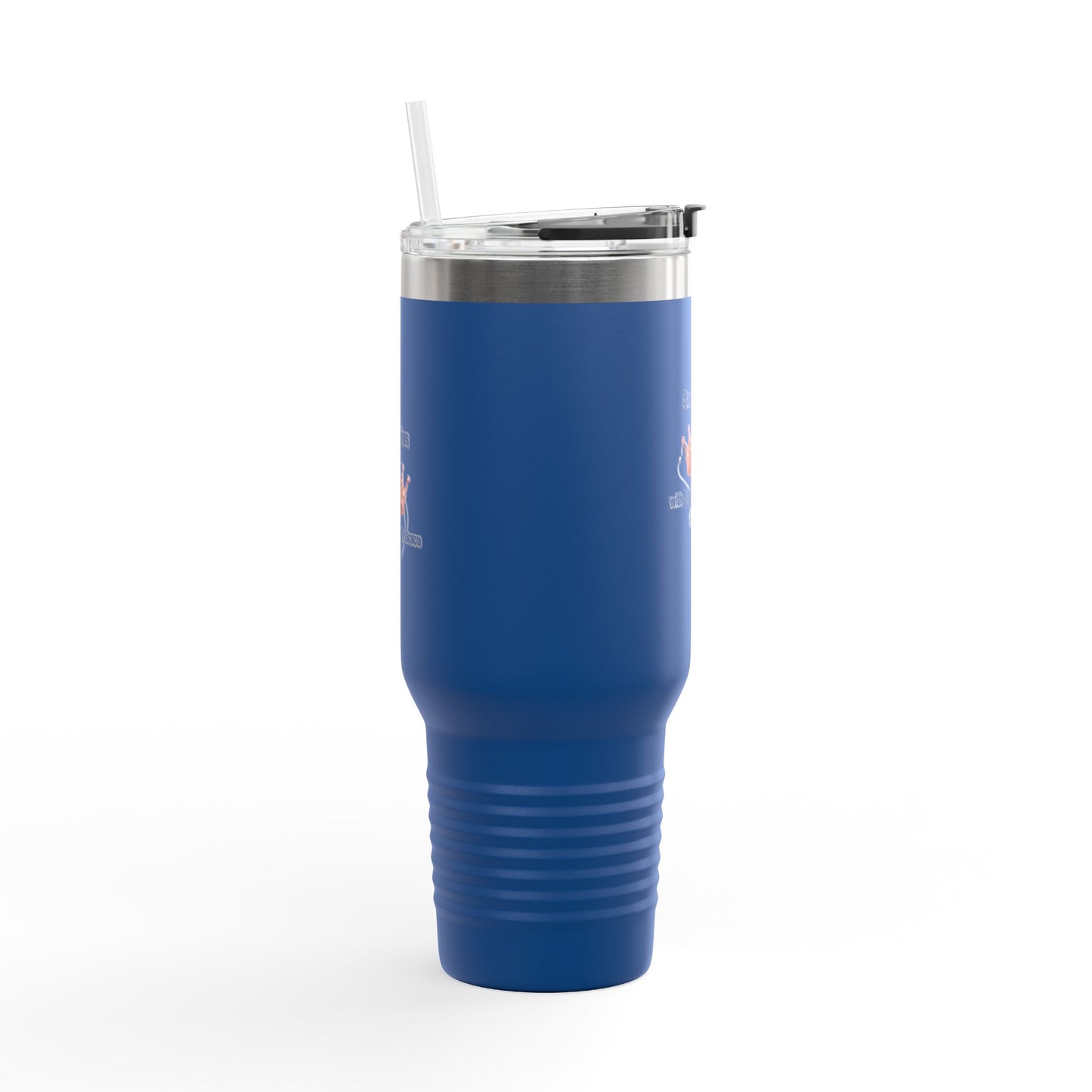 Travel Mug — “Saving Lives One Caffeine Boost at a Time” 40oz Insulated Tumbler