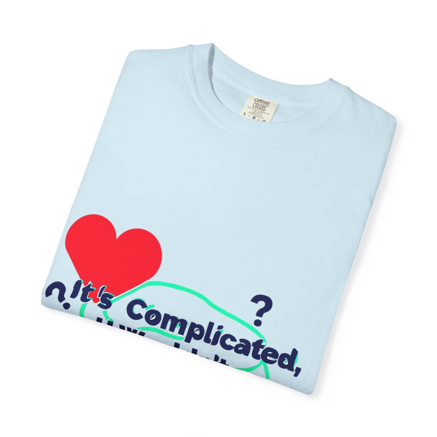 Emotion vs Logic T‑Shirt — “It’s Complicated, U Wouldn’t Understand” Heart & Brain Graphic Tee