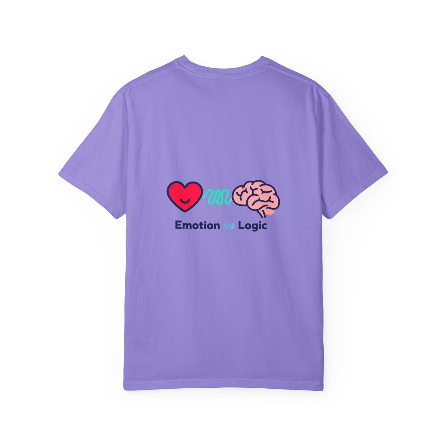 Emotion vs Logic T‑Shirt — “It’s Complicated, U Wouldn’t Understand” Heart & Brain Graphic Tee