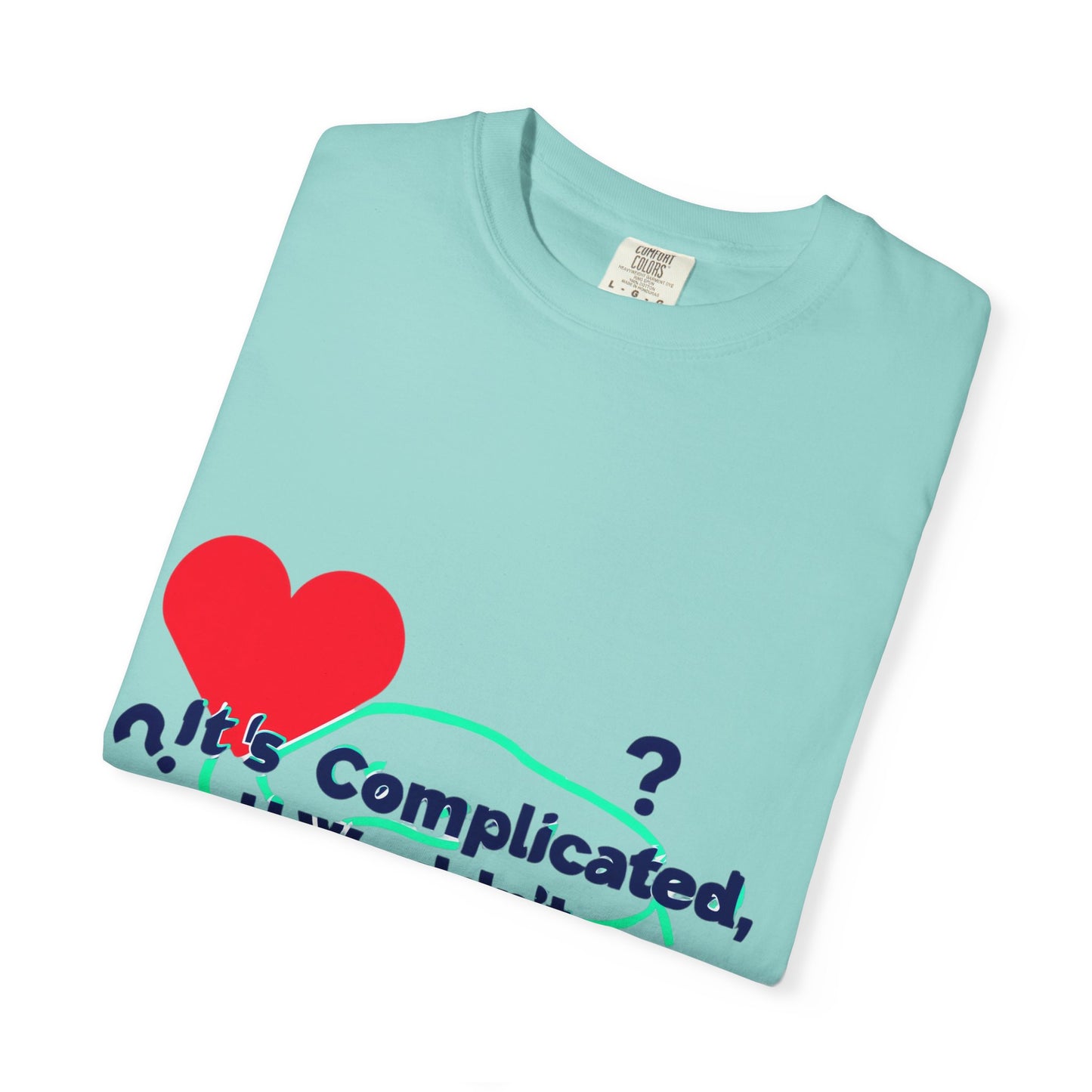 Emotion vs Logic T‑Shirt — “It’s Complicated, U Wouldn’t Understand” Heart & Brain Graphic Tee