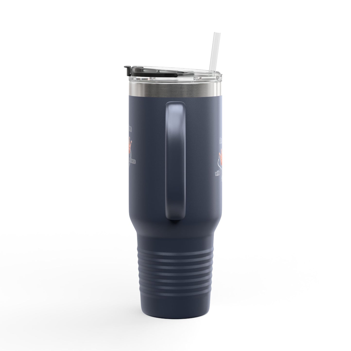 Travel Mug — “Saving Lives One Caffeine Boost at a Time” 40oz Insulated Tumbler