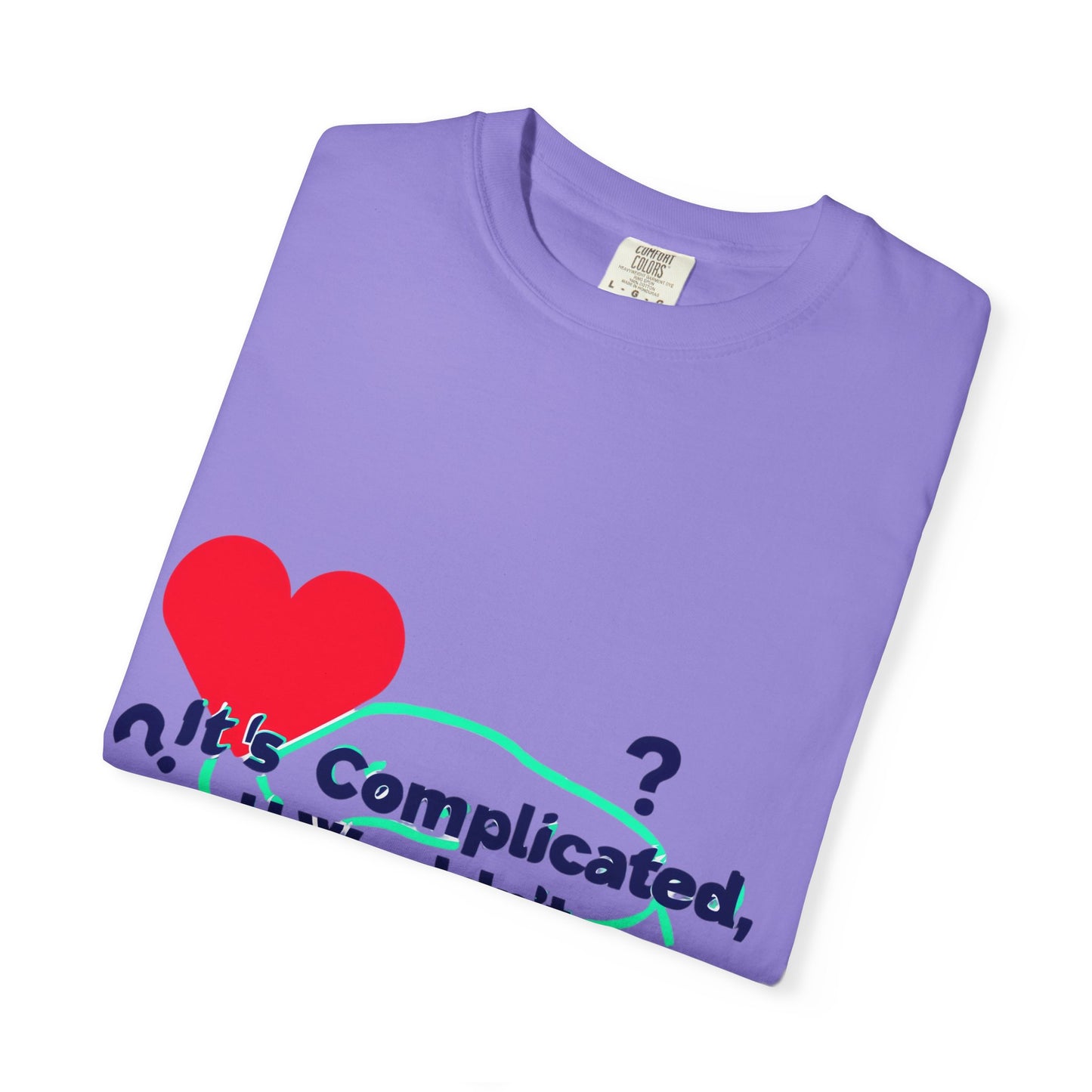 Emotion vs Logic T‑Shirt — “It’s Complicated, U Wouldn’t Understand” Heart & Brain Graphic Tee