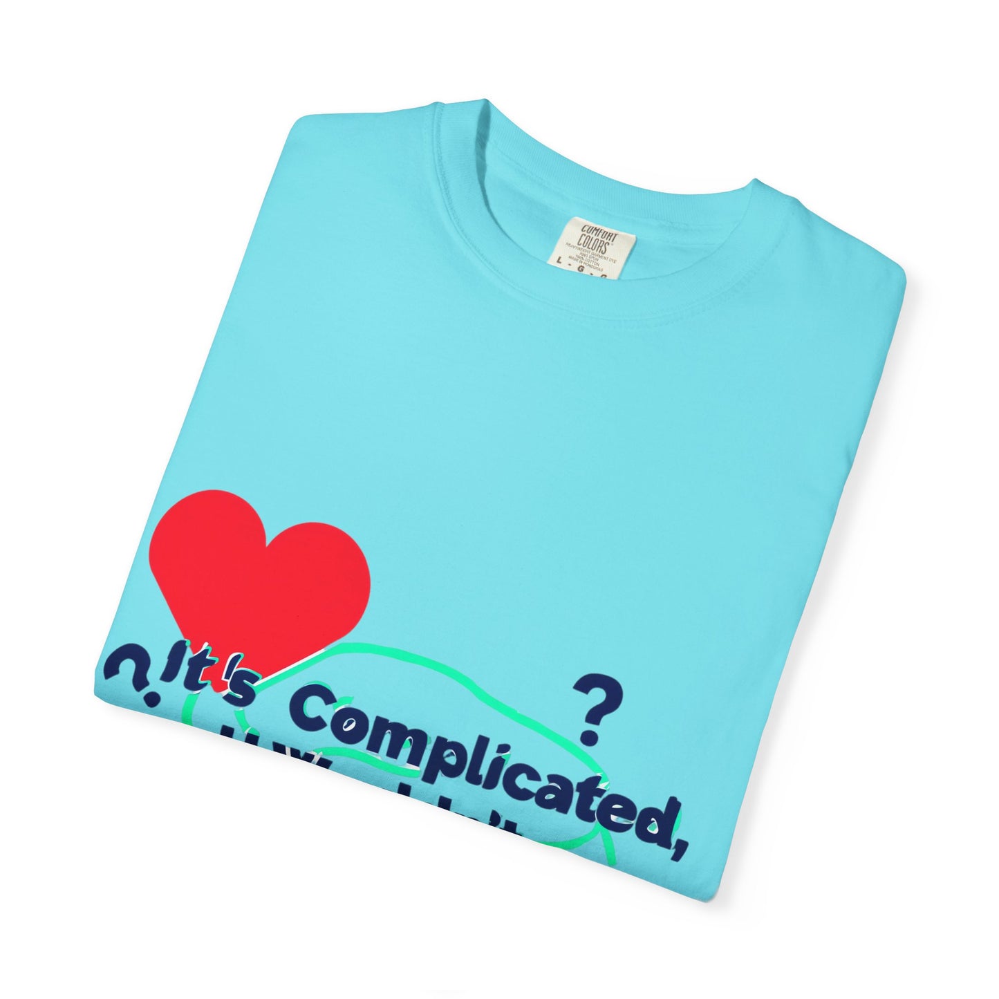 Emotion vs Logic T‑Shirt — “It’s Complicated, U Wouldn’t Understand” Heart & Brain Graphic Tee